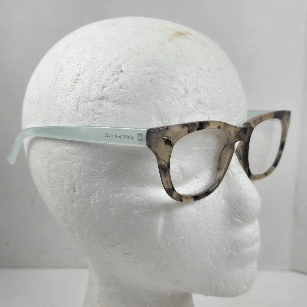 ZiGi & MARAiS Reading Glasses +1.5 Soothing Sea Tort Amber Blue Light Block Box